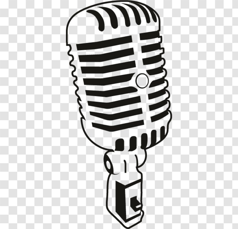 Microphone Drawing Clip Art - Heart - Microphones Vector Transparent PNG