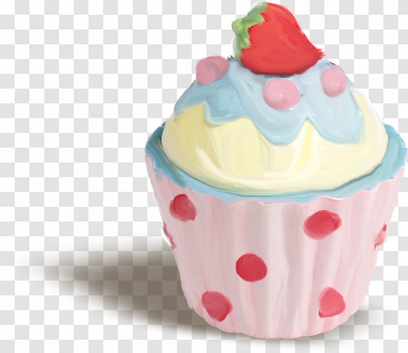 Cream Shortcake Frosting & Icing Cupcake - Buttercream - Cake Transparent PNG