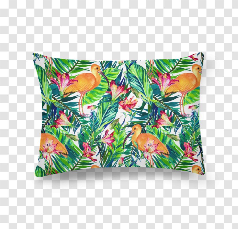 Cushion Throw Pillows Rectangle Art - Tropics - Pillow Transparent PNG