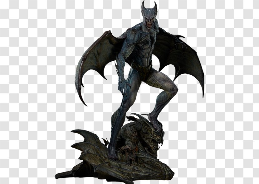 Batman Demon Sculpture Statue Gotham City - Gotham-city Transparent PNG