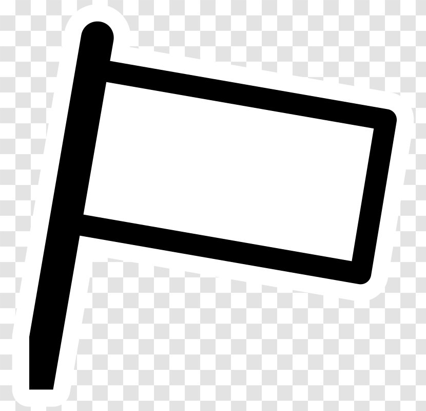 Rectangle Technology - Black - Office Icon Transparent PNG