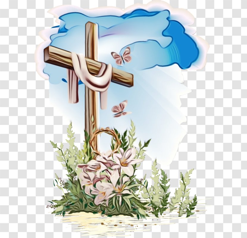 Cross Clip Art Symbol Plant Religious Item Transparent PNG