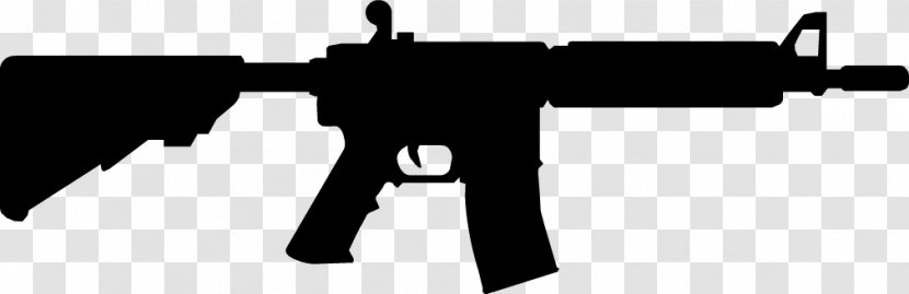 Close Quarters Combat M4 Carbine Airsoft Firearm Weapon - Flower Transparent PNG