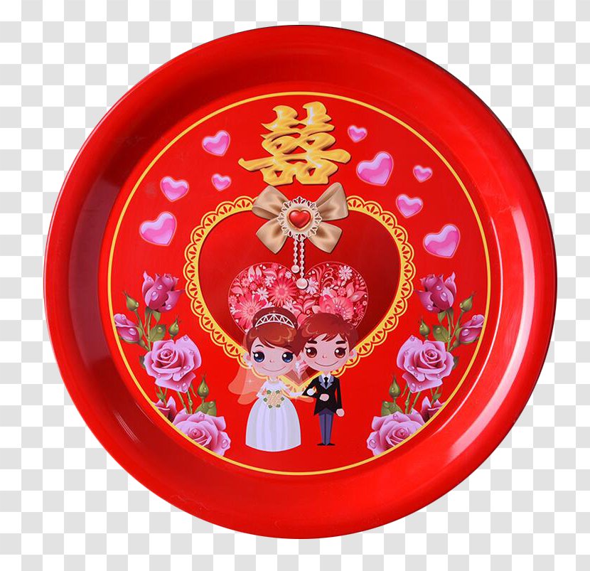 Bridegroom Wedding Reception Marriage - Chinese - Red Plate Transparent PNG