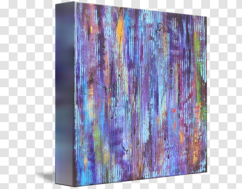 Acrylic Paint Painting Canvas Print Dye - Violet Transparent PNG