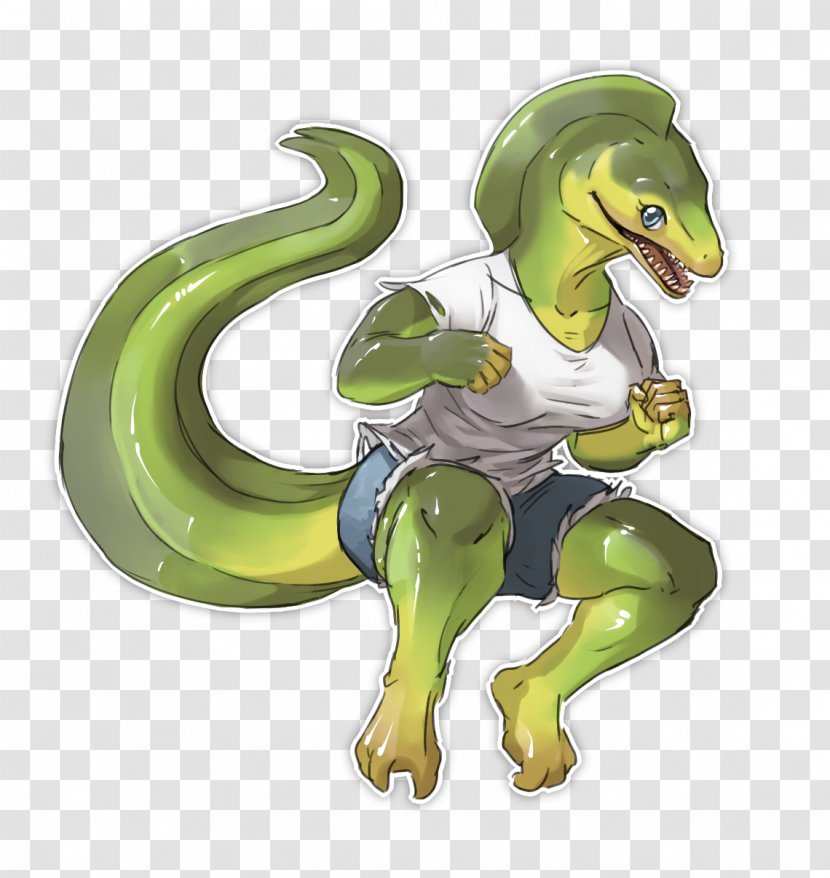 Moray Eel Cartoon Furry Fandom Green - Fictional Character Transparent PNG