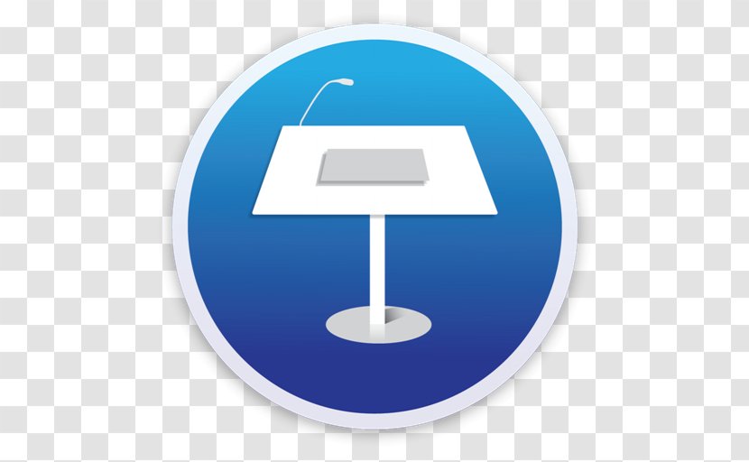 Keynote QuickTime IWork Apple - Electric Blue Transparent PNG
