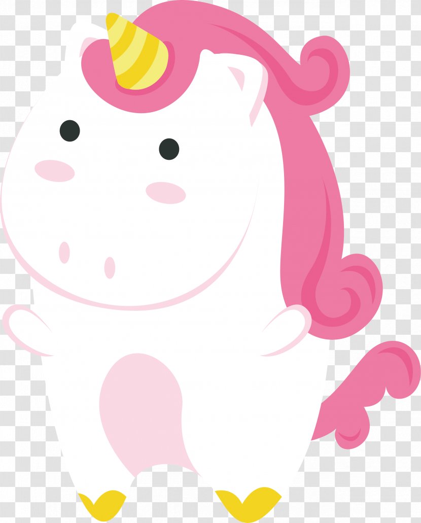Unicorn Clip Art - Pink - Lovely White Transparent PNG