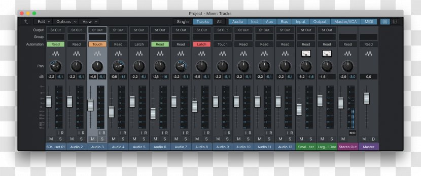 Audio Mixers Logic Pro Mac Book Retina Display Studio One - Musical Instrument Accessory Transparent PNG