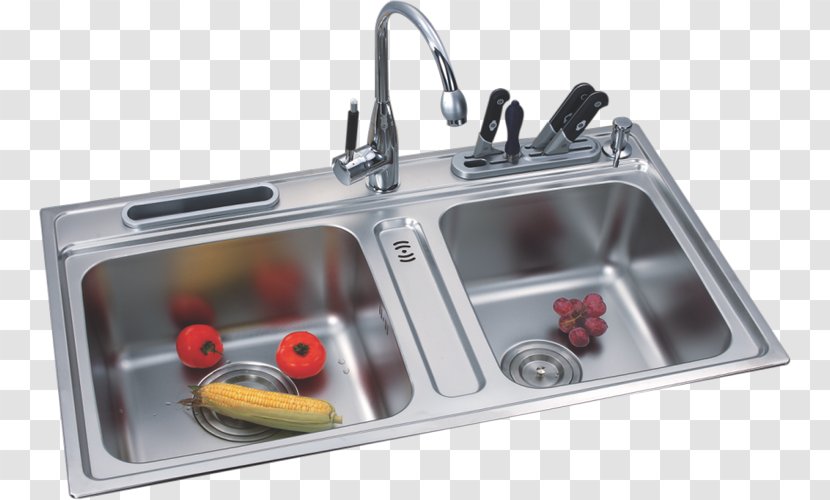 Sink Kitchen Table Faucet Handles & Controls Product - Price Transparent PNG
