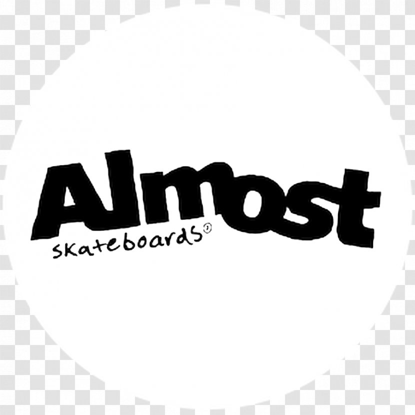Logo Brand Almost Skateboards Product Design Font - Skateboard Transparent PNG