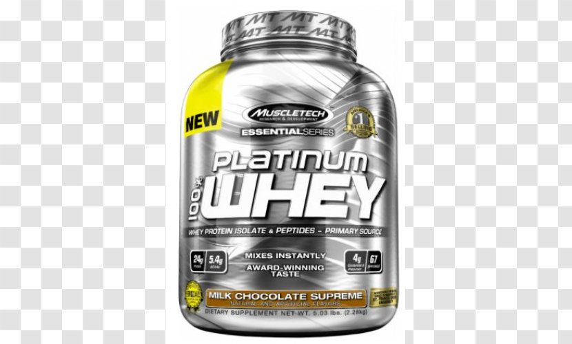 Dietary Supplement Whey Protein Isolate MuscleTech - Concentrate - Casein Kinase 2 Transparent PNG