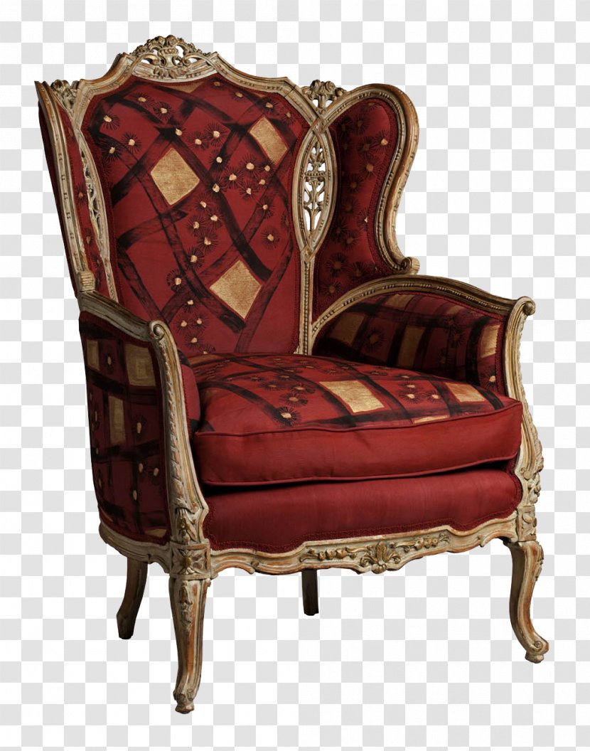 Chair Loveseat Retro Style - Designer - Europe And The United States Material Free To Pull Transparent PNG