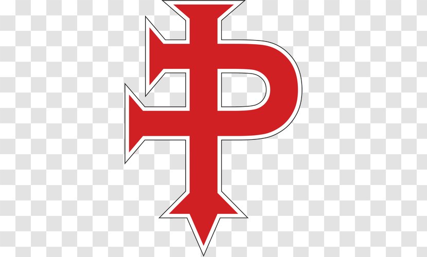 Christian Cross Point Logo - Red - Design Transparent PNG