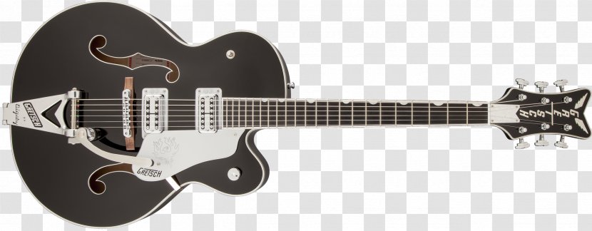 Gretsch White Falcon G6136T Electromatic Electric Guitar - Plucked String Instruments Transparent PNG