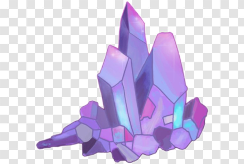 Crystal Aesthetics - Diamond - Purple Transparent PNG