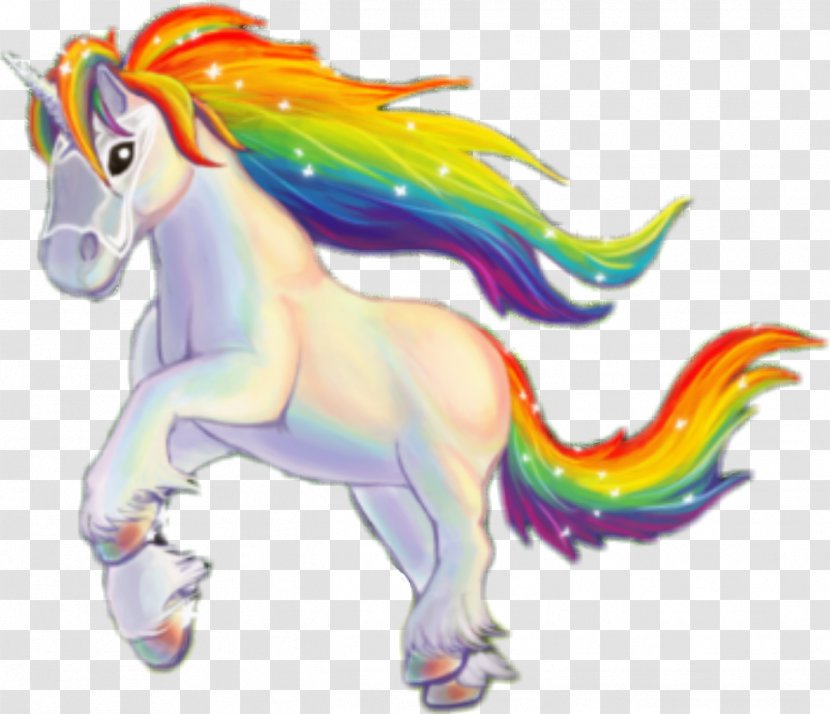 Unicorn Rainbow Color Clip Art Transparent PNG