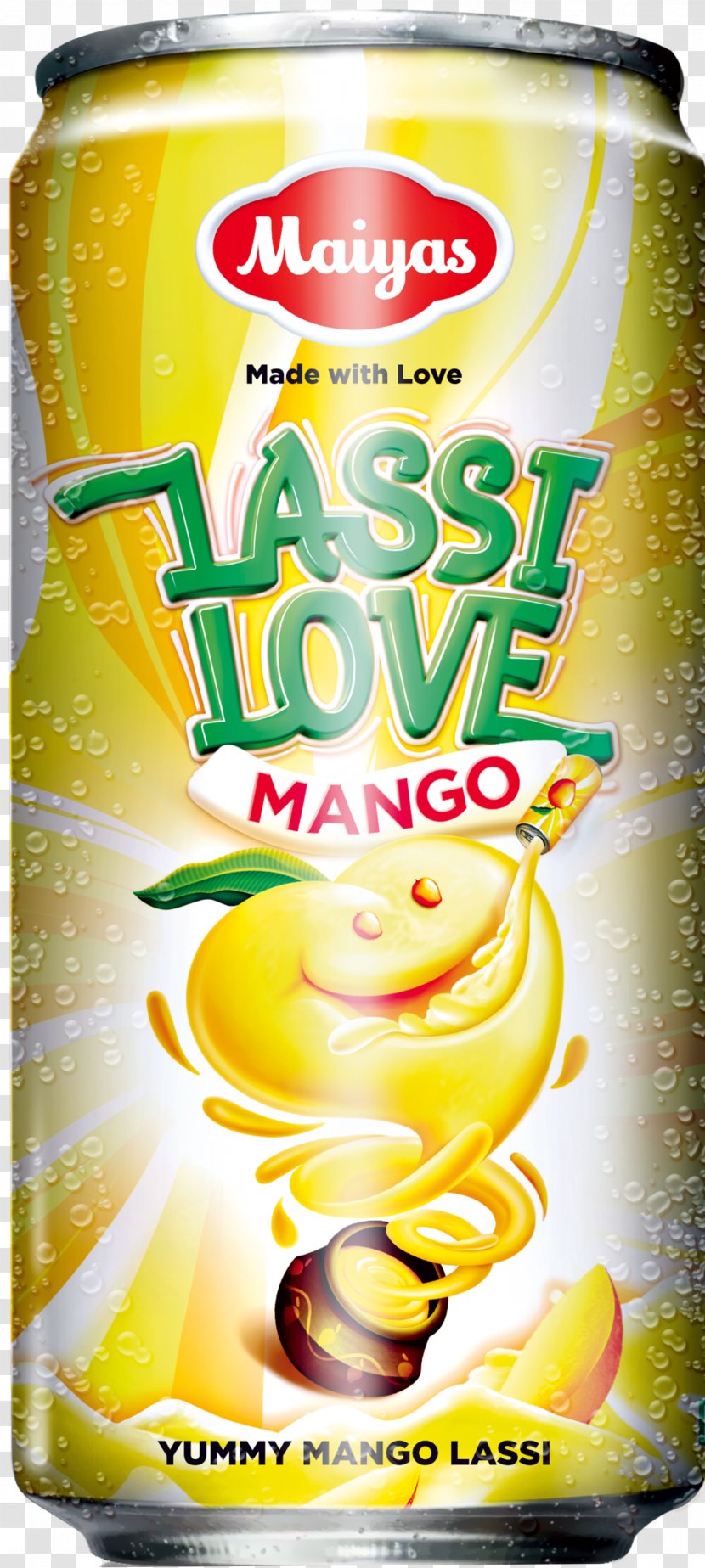 Lassi Indian Cuisine Fizzy Drinks Buttermilk Food - Mango Transparent PNG