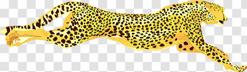 Cheetah Yellow - Drawing Transparent PNG