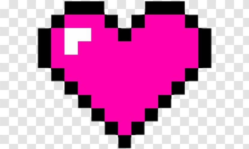 8-bit Color Depth - 8bit - Pixel Heart Transparent PNG