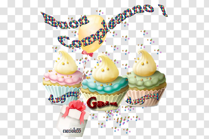 Cupcake Birthday Augur Frosting & Icing - American Muffins Transparent PNG