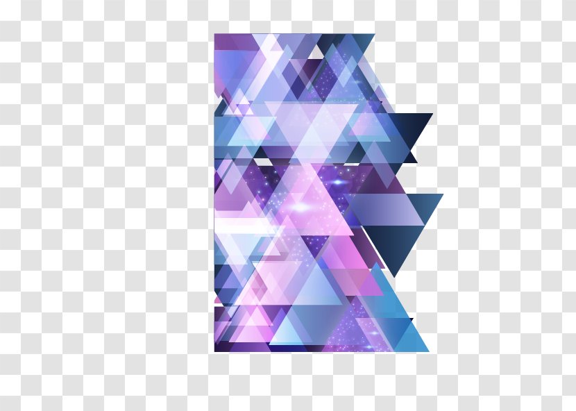 Triangle Geometry Block Geometric Abstraction - Cool Abstract Blocks Transparent PNG