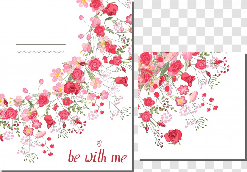 Floral Design Euclidean Vector Rose - Flower Arranging - Pink Roses Transparent PNG