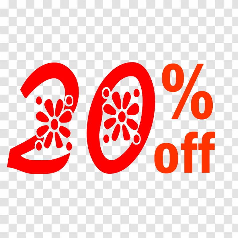 Spring 20% Off Discount Tag. - Customer - Logo Transparent PNG