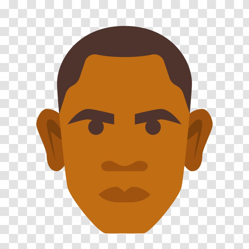 Barack Obama Clip Art Illustration Image - Nose Transparent PNG