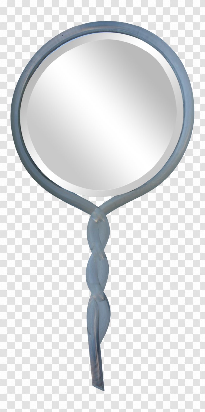 Mirror Magnifying Glass Silver Vanity Transparent PNG