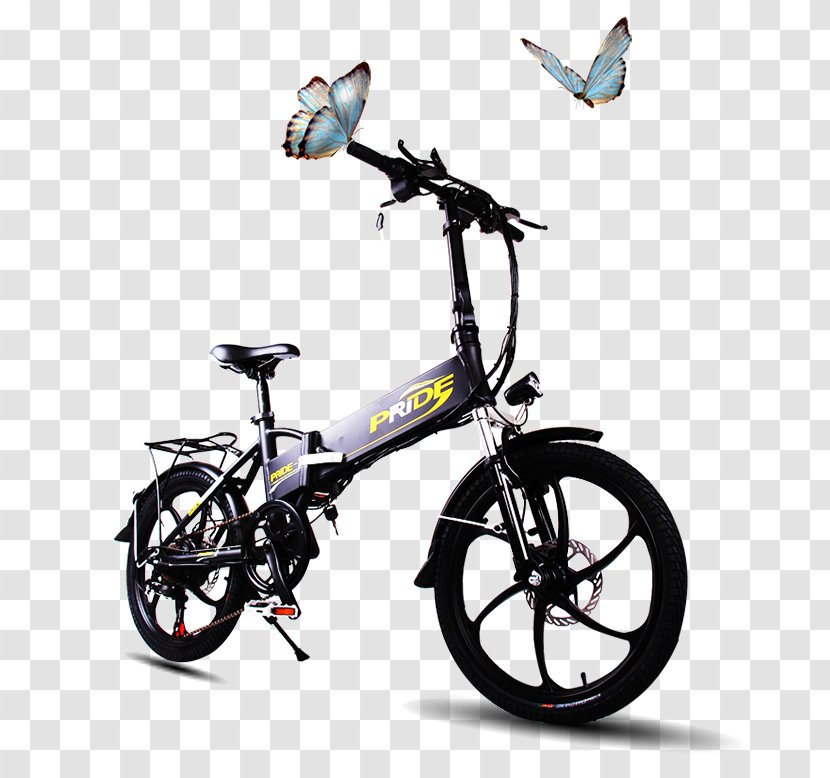 Electric Bicycle Mountain Bike Folding Trek Corporation - Butterfly Transparent PNG