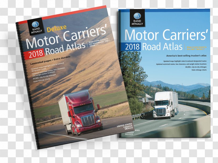 2018 Rand McNally Motor Carriers' Road Atlas: McRa 2009 The Atlas Large Scale: United States - Mcnally Transparent PNG