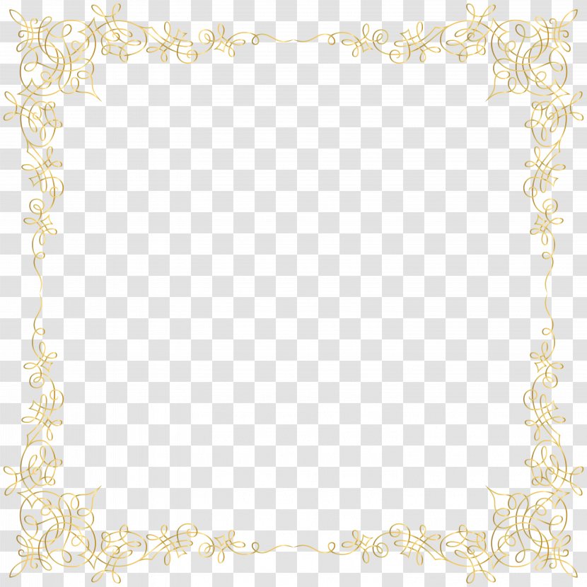 Placemat Area Pattern - Rectangle - Rectangular French Border Picture Transparent PNG