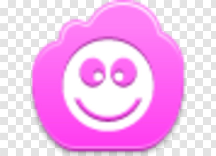 Smiley Pink M Circle Text Messaging Font - Flower Transparent PNG