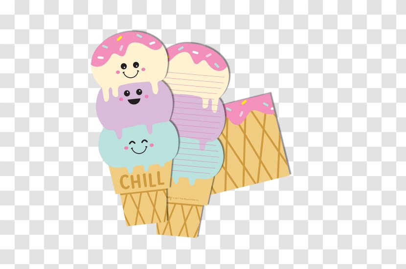 Ice Cream Cones Coloring Book If(we) - Cone - Note Card Transparent PNG