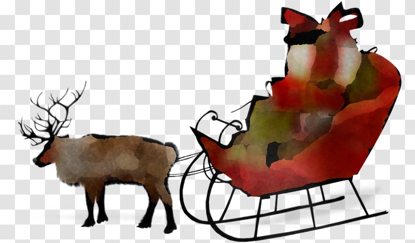 Santa Claus - Animation - Elk Transparent PNG