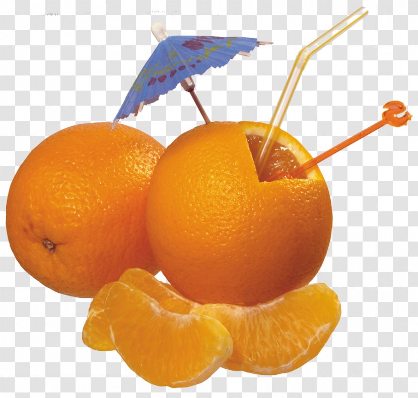 Clementine Mandarin Orange Juice Transparent PNG