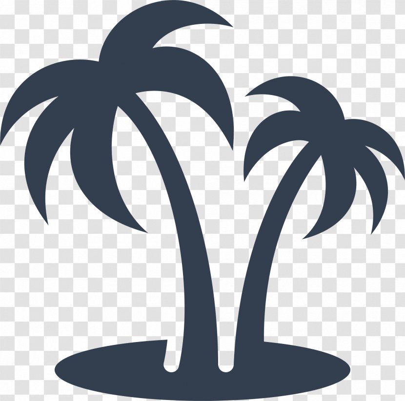 Arecaceae Symbol Clip Art - Drawing - Coconut Tree Transparent PNG
