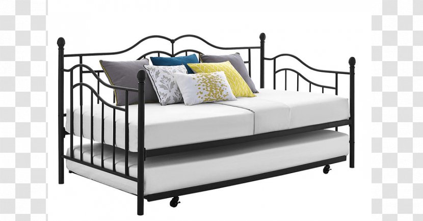 Daybed Trundle Bed Bunk Couch Platform - Outdoor Sofa Transparent PNG