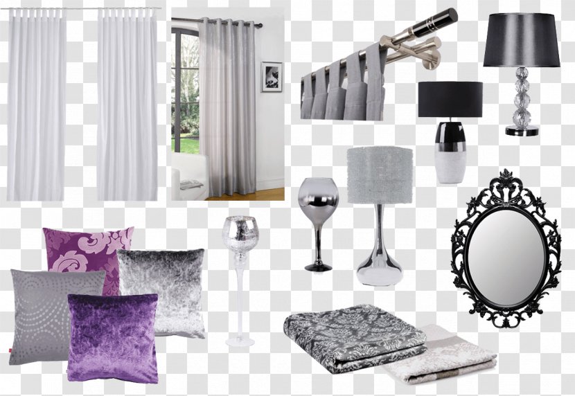 Table House Bedroom Furniture Interior Design Services - Purple Transparent PNG