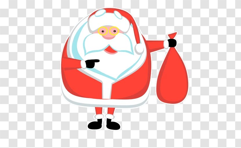 Santa Claus Drawing - Cartoon Vitruvian Man Transparent PNG