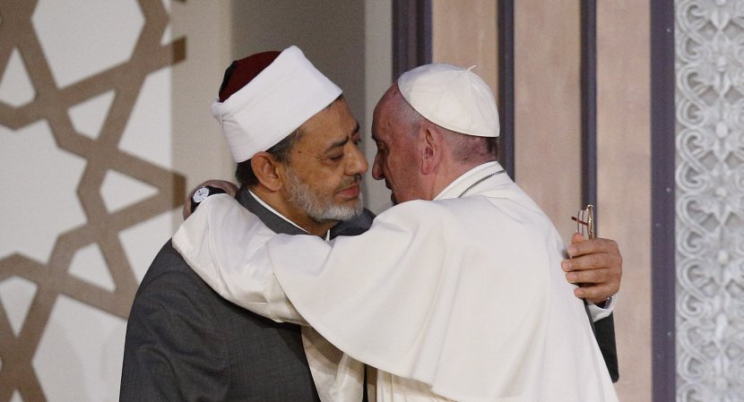 Pope Francis Cairo Grand Imam Of Al-Azhar Transparent PNG
