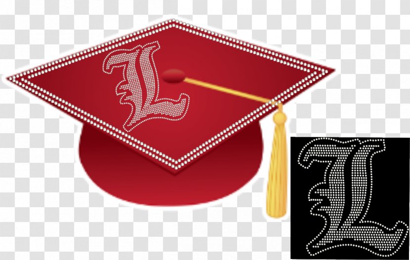 Brand Font - Red - CAP GRADUATION Transparent PNG