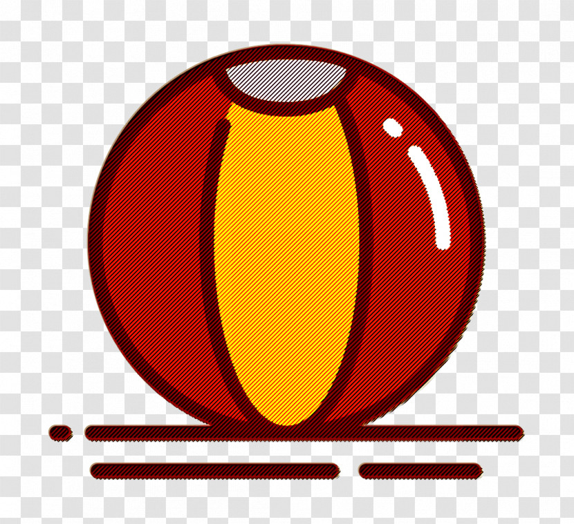 Beach Ball Icon Summer Icon Transparent PNG