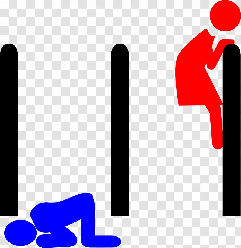Clip Art - Brand - Male And Female Toilets Transparent PNG