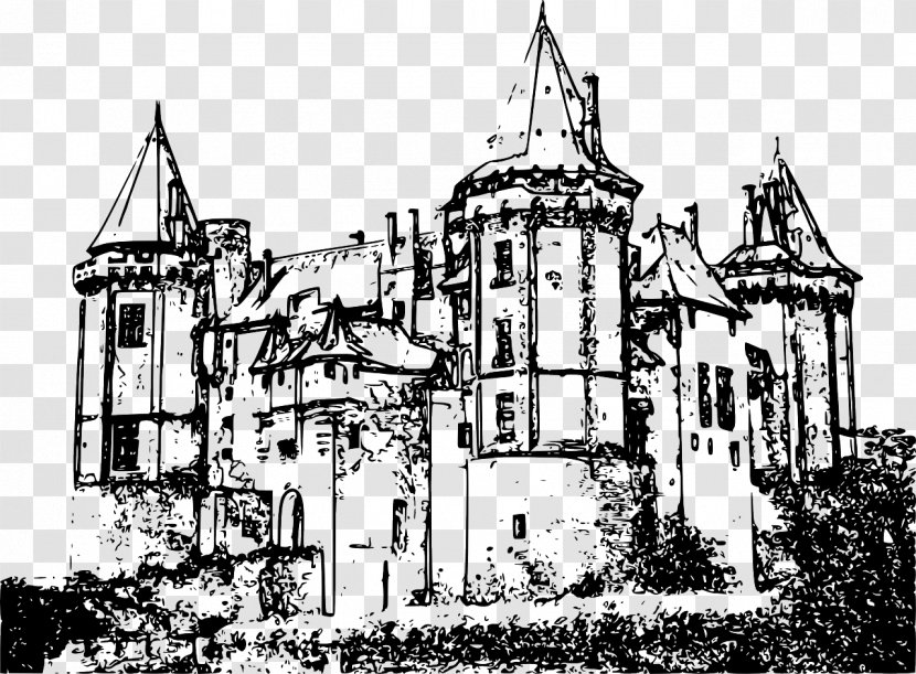 Manor House Drawing Castle Clip Art - Facade Transparent PNG