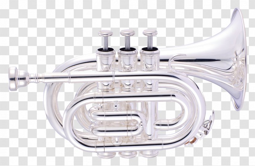 Cornet Pocket Trumpet Saxhorn Mellophone - Heart Transparent PNG