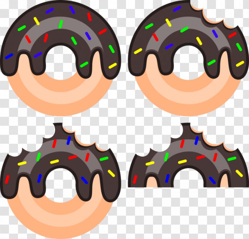 Donuts Clip Art Vector Graphics Image - Work Of - Chocolate Donut Transparent PNG