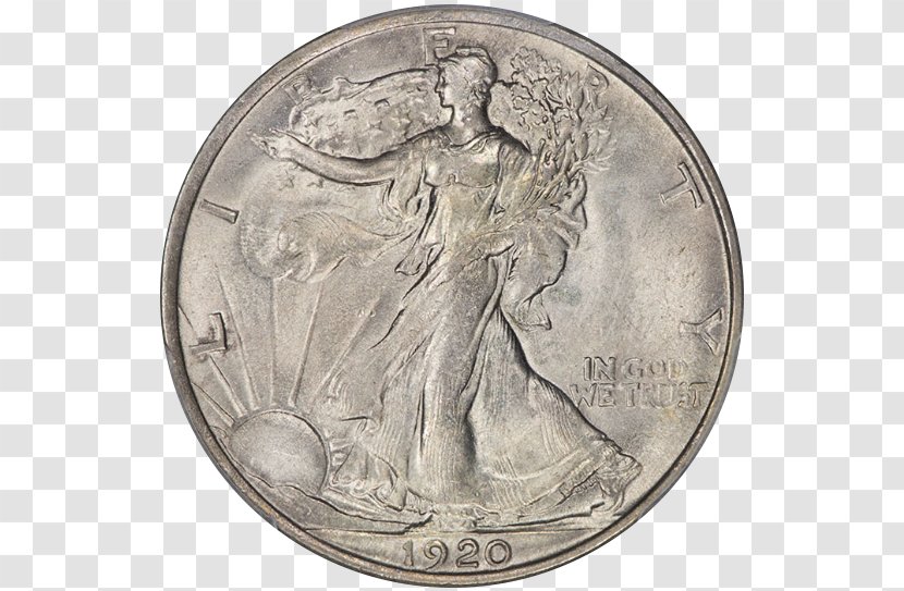 Coin Tribute Penny Walking Liberty Half Dollar Obverse And Reverse Transparent PNG