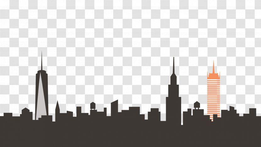 New York City Skyline Clip Art Transparent PNG